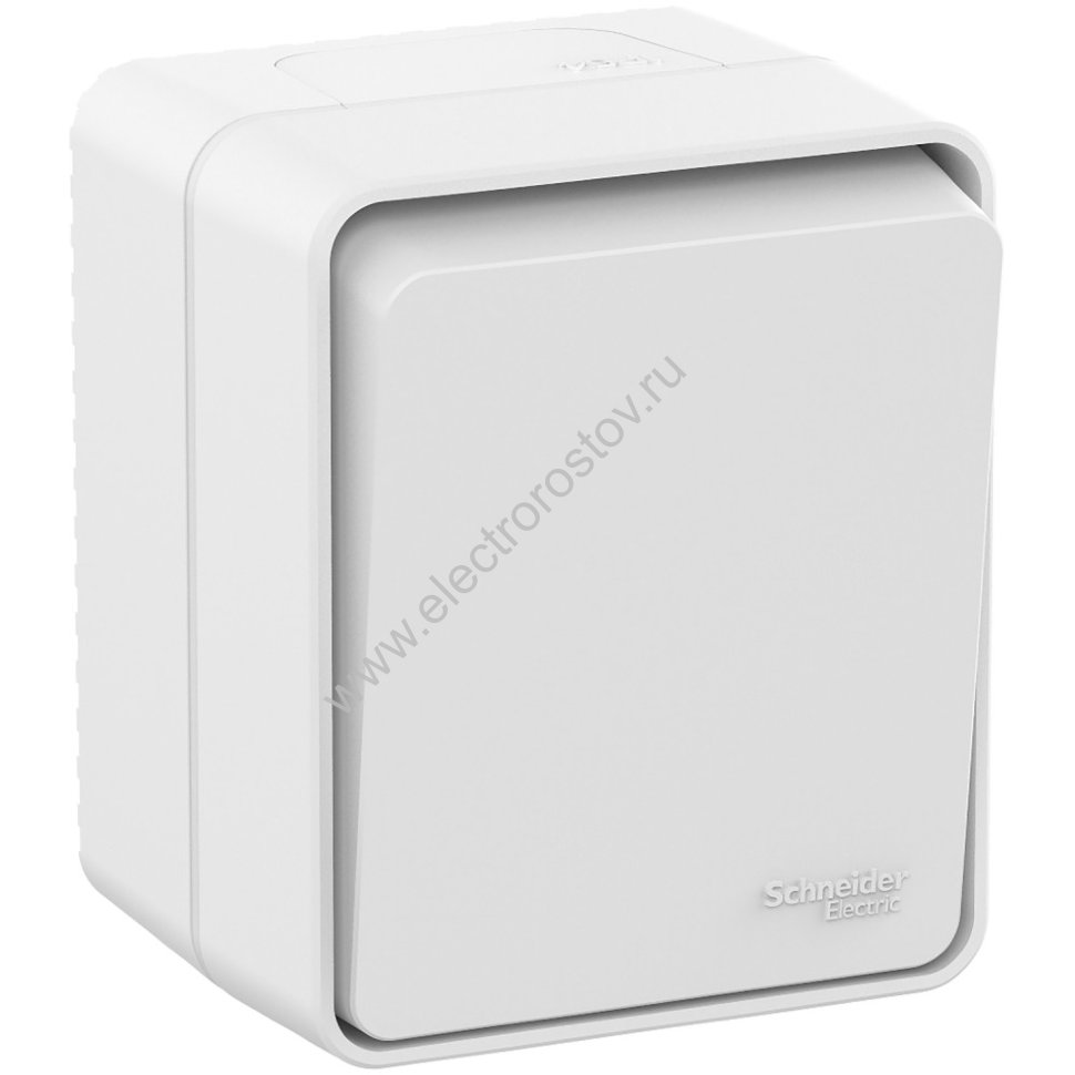 AtlasDesign Profi54 Белый Выключатель 1-клавишный IP54 Schneider Electric