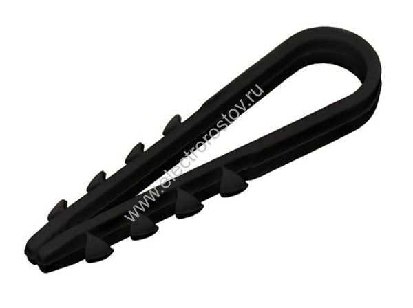 Дюбель-хомут (5-10) ЧЕРНЫЙ 100 шт. Fortisflex