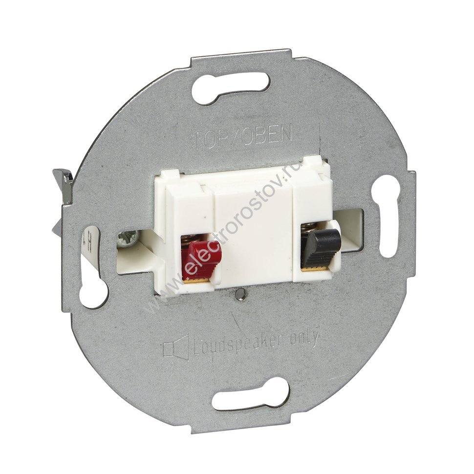 Merten Механизм АудиоРозетка белая 1-ая, пружинные клеммы, Schneider Electric