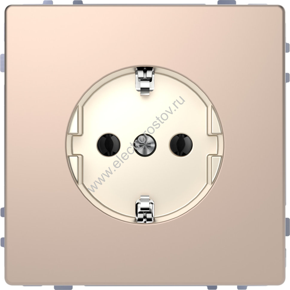 Schneider Electric Merten D-Life Шампань Розетка 16А с/з, без шторок