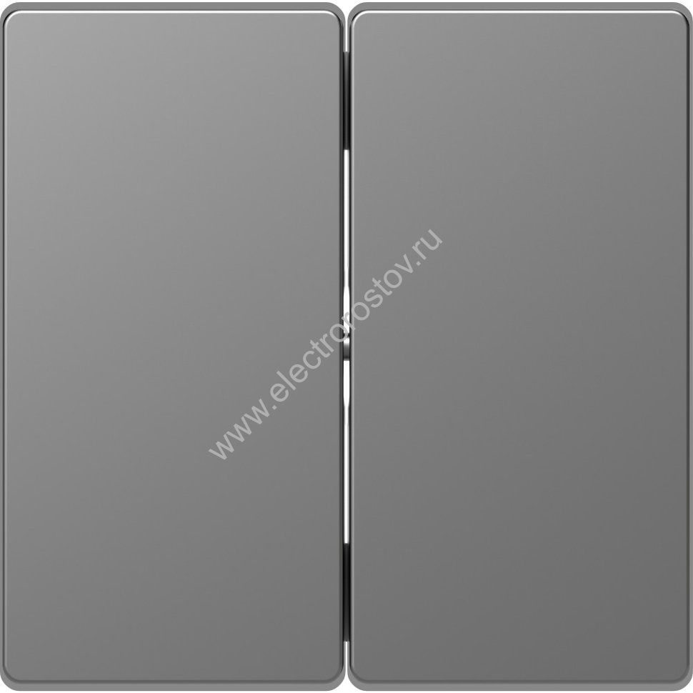 Schneider Electric Merten D-Life Нержавеющая Сталь Клавиша 2-ная