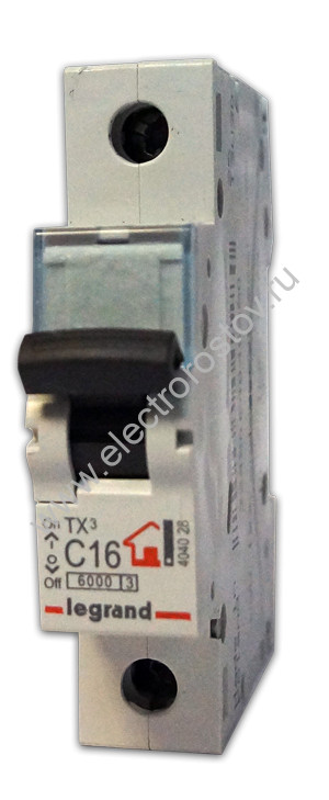 TX3 Автоматический выключатель 1P C50 6кА Legrand