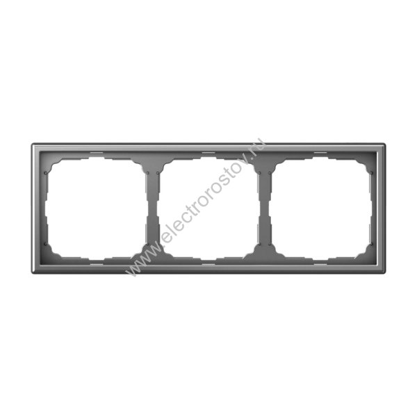 Systeme Electric ArtGallery Сталь Рамка 3-ая, универсальная