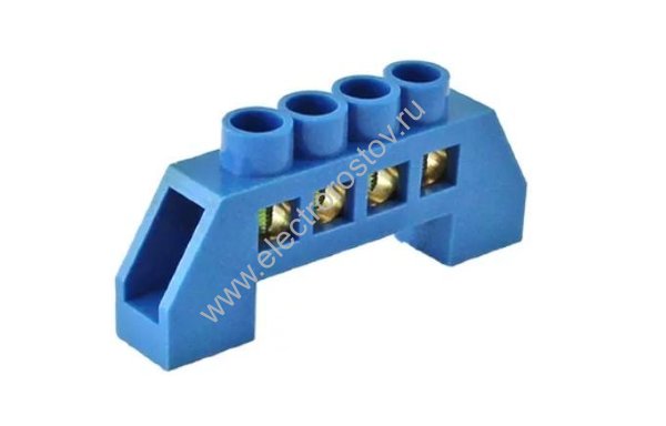 Шина "N" нулевая в изоляторе  6х9мм 4 группы TDM