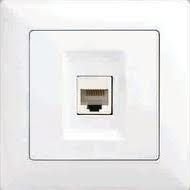 Visage Белый Розетка 1-я RJ45 GUNSAN