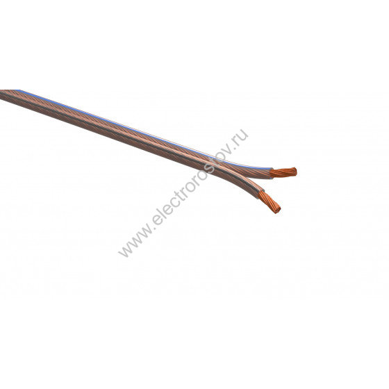 Кабель акустический 2х0,75 прозрачный ЭРА