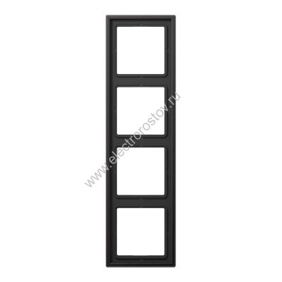 LS 990 Алюминий темный Рамка 4-ая JUNG