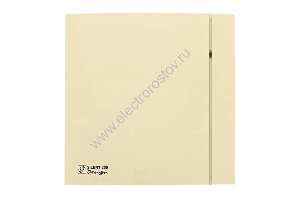 Вентилятор настенный 118мм бежевый 175м.куб/ч 16Вт (малошумный), со сменными вставками Soler&Palau