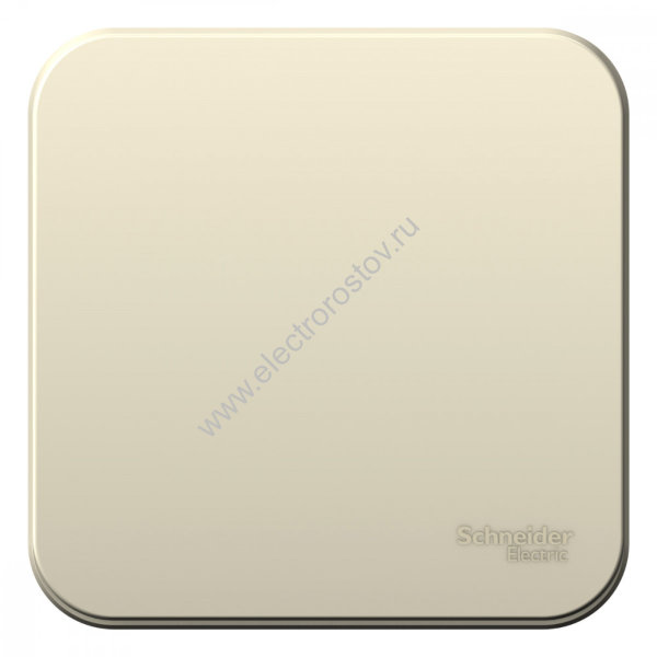 Blanca наруж Молочный Переключатель 1-клавишный 10А, 250B, изолир. пластина Schneider Electric