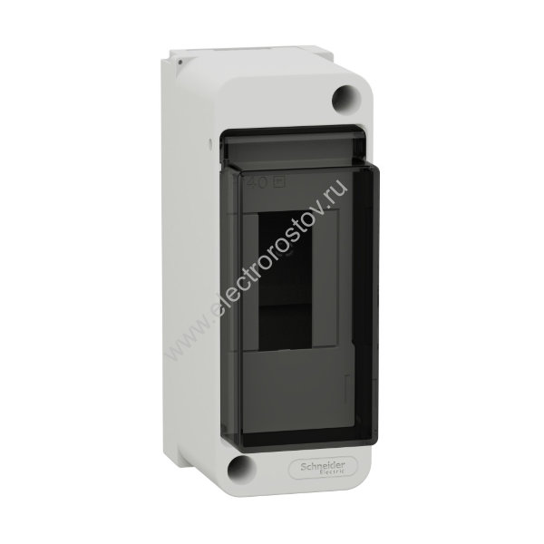 City9 XS Бокс накладной 2 модуля с прозрачной дверцой Systeme Electric