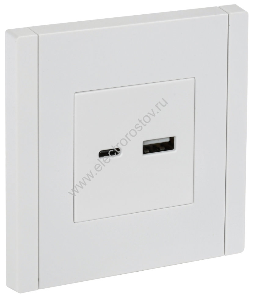 IEK FORTE&PIANO Белый Розетка USB A+C 18Вт FP251