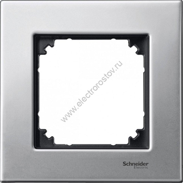 Merten SM M-Elegance Платина серебро Рамка 1-ая Schneider Electric
