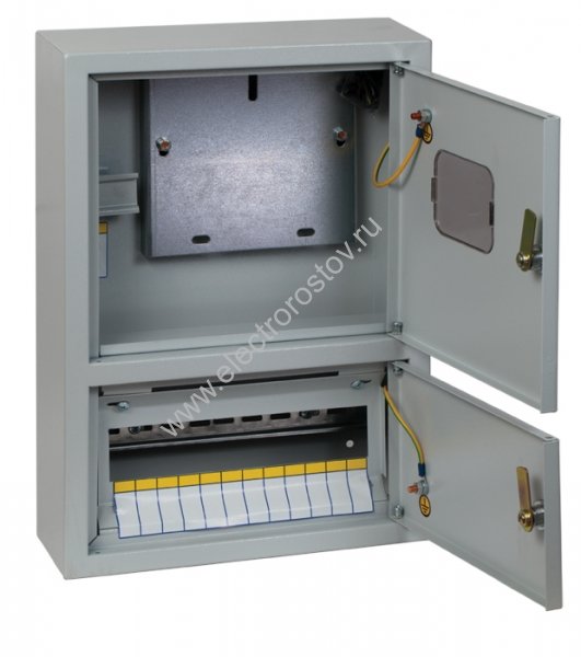 EKF PROxima Щит учетно-распред. навесной ЩУРн 1/14 (Э) два отсека (БУР) (450х310х120) IP31