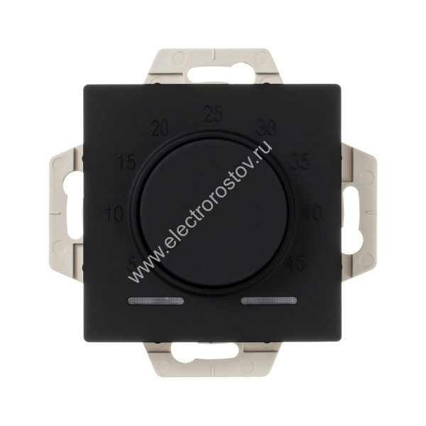 AtlasDesign Карбон Термостат электрон. теплого пола с датчиком, 10A Schneider Electric