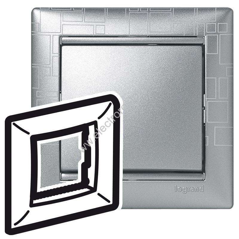 Valena Алюминий/Модерн Рамка 1-ая Legrand