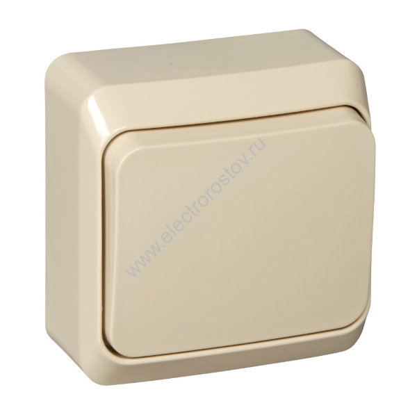 Этюд Крем Переключатель 1-клавишный Schneider Electric