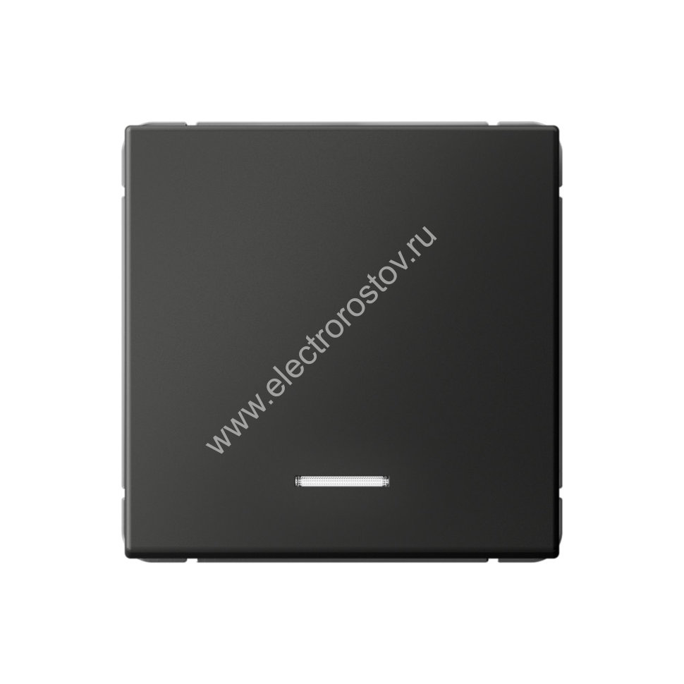 Systeme Electric ArtGallery Базальт Выключатель 1-клавишный с подсветкой, сх.1а, 10АХ, механизм 