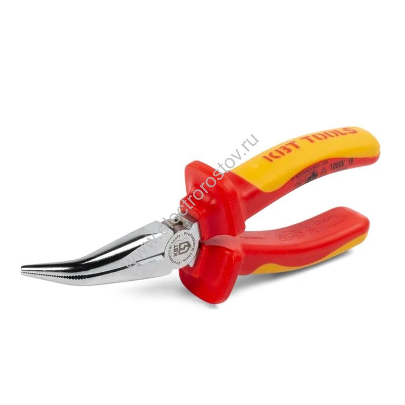 КВТ Длинногубцы изогнутые диэлектрические "Профи" 160 мм