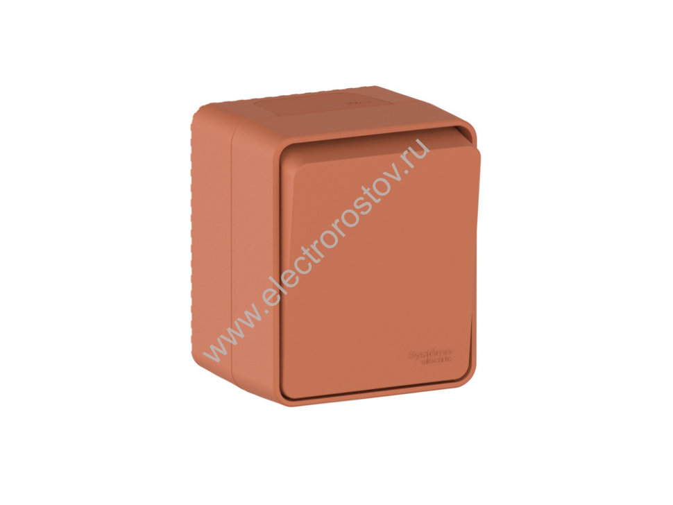 AtlasDesign Profi54 Терракотовый Выключатель 1-клавишный с самовозвратом Schneider Electric