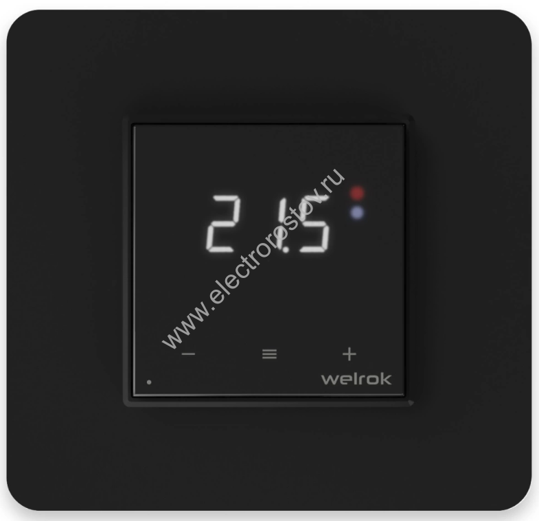 Терморегулятор черный оz программируемый с WiFi Welrok