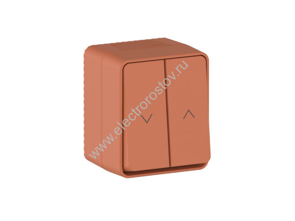 AtlasDesign Profi54 Терракотовый Выключатель 2-клавишный для жалюзи Schneider Electric