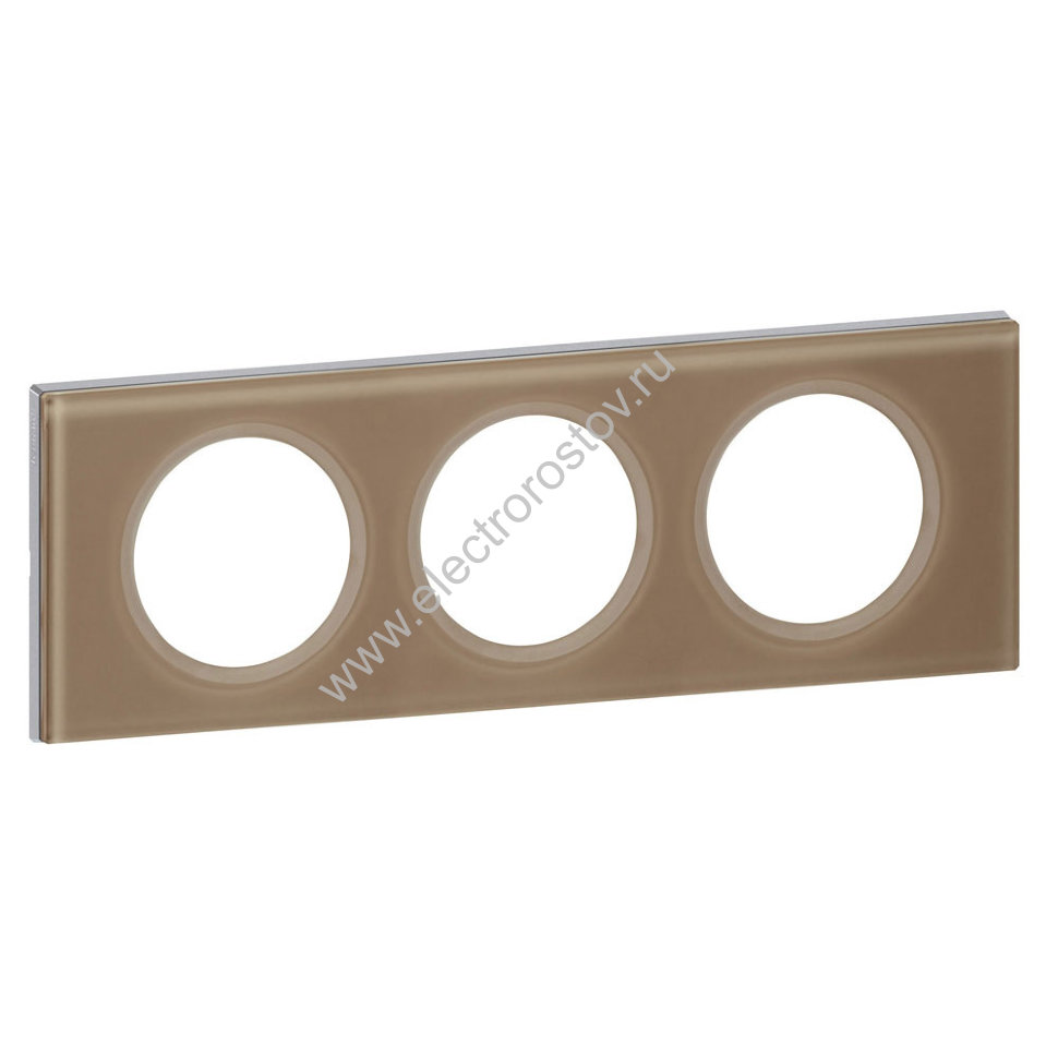 Celiane Смальта мокка Рамка 3-ая (2+2+2 мод) Legrand
