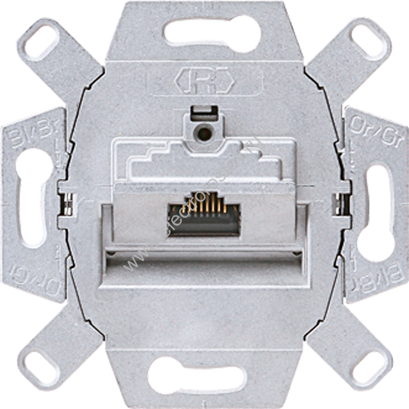 JUNG Механизм Розетка компьютерная 1-ая наклонная категория 6