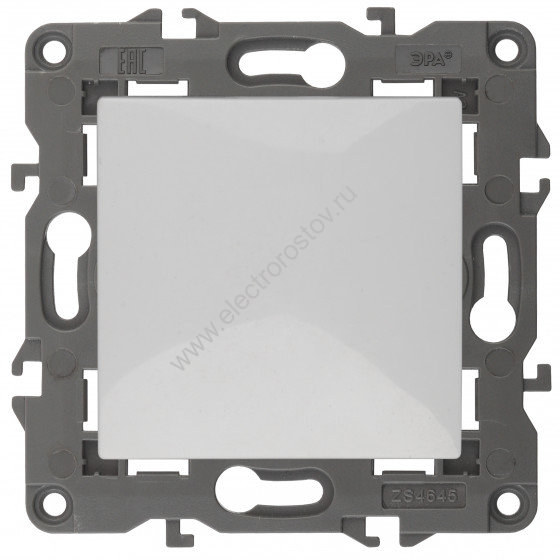 Elegance Белый Переключатель одноклавишный ЭРА