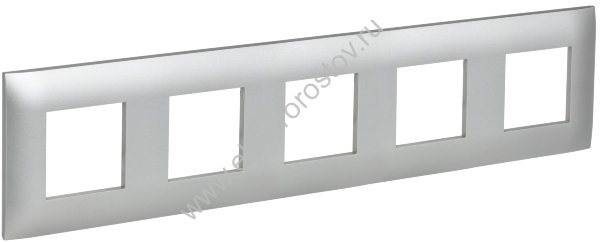 IEK SKANDY Серебряный Рамка 5-ая SK-F05S