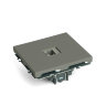 STEKKER Эмили Платиново-серый, soft touch Розетка компьютерная 1-местная RJ-45