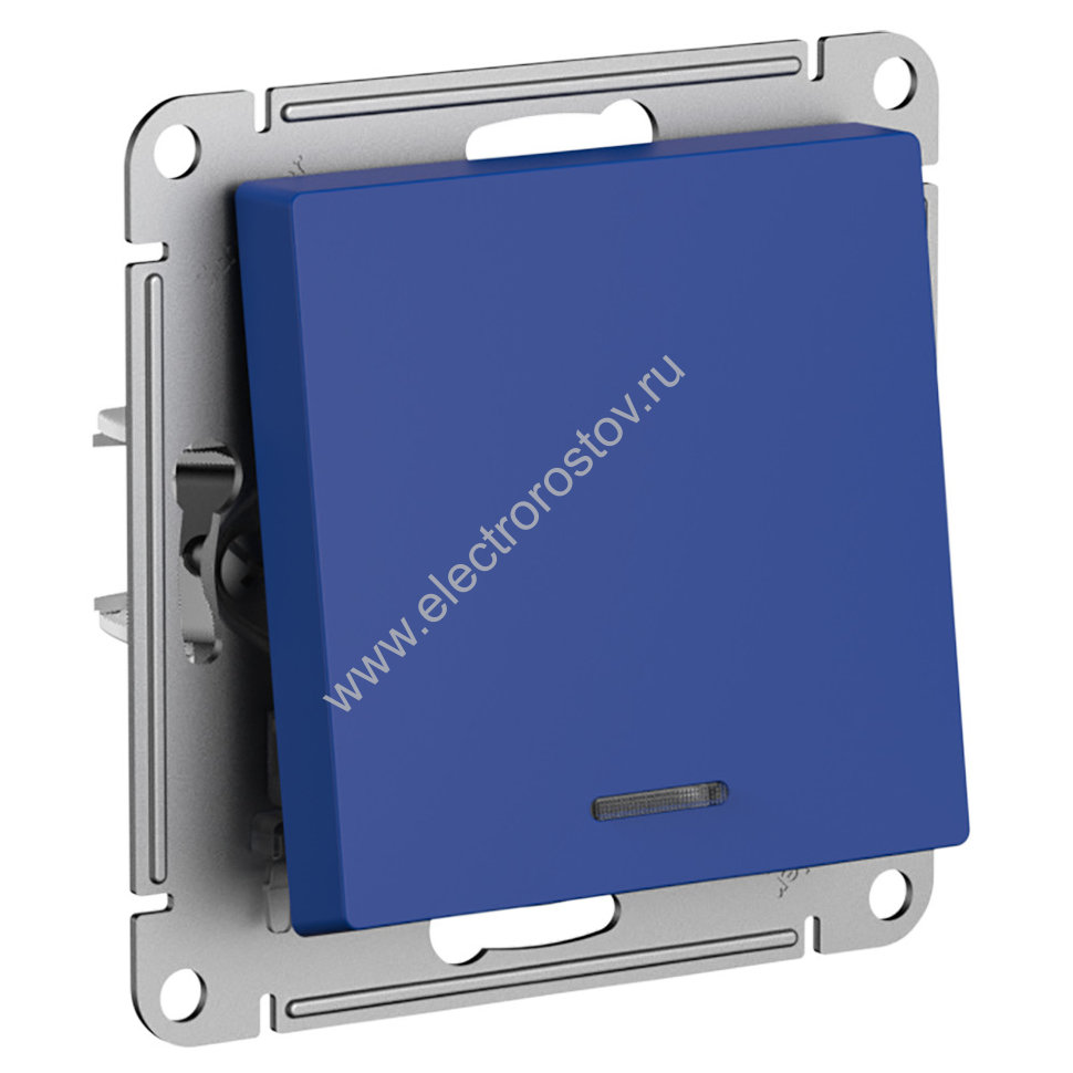 AtlasDesign Аквамарин Выключатель 1-клавишный с подсветкой Schneider Electric