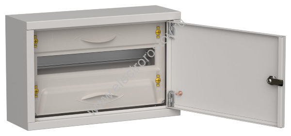 TITAN 5 Корпус мет. ЩРн-18 (1х18) 268х420х140 IP31 сер IEK