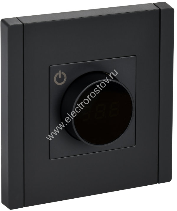 IEK FORTE&PIANO Черный Термостат электронный с индикатором FP152