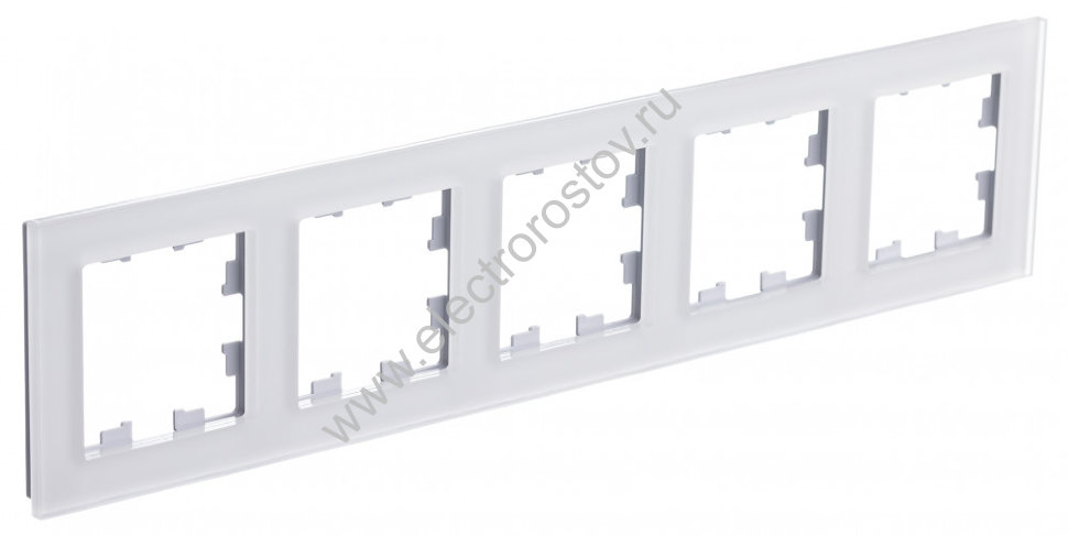 AtlasDesign Nature Матовое стекло белый Рамка 5-ая Schneider Electric
