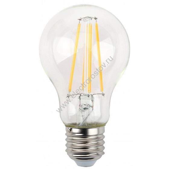 Лампа светодиодная FILAMENT A60 Груша 11Вт E27 3000K 1080Лм прозрачная ЭРА