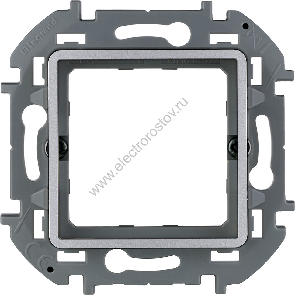 INSPIRIA Алюминий Адаптер для механизма Mosaic Legrand