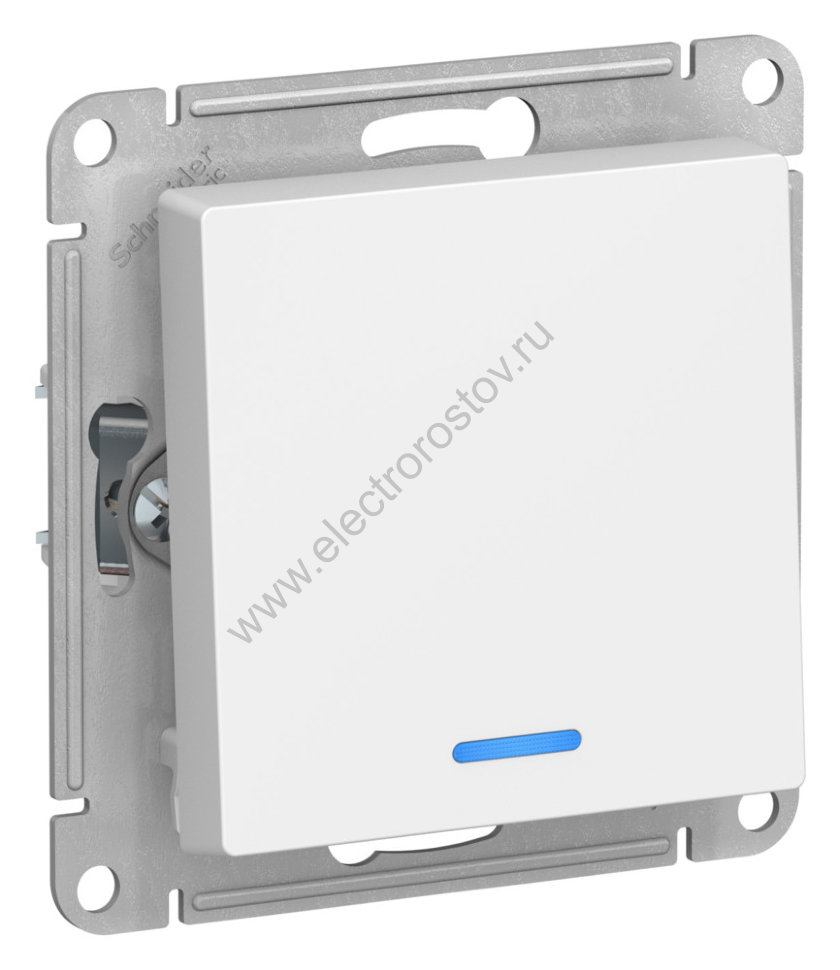 AtlasDesign Лотос Переключатель 1-клавишный с подсветкой Schneider Electric