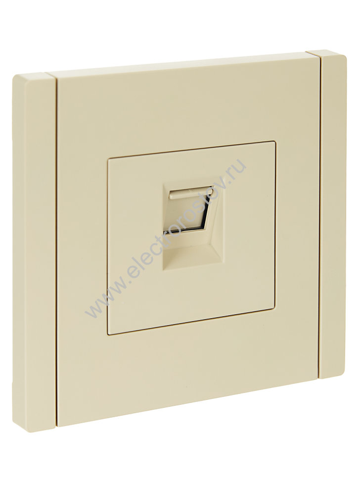 IEK FORTE&PIANO Ваниль Розетка комп. RJ45 кат.5E FP432