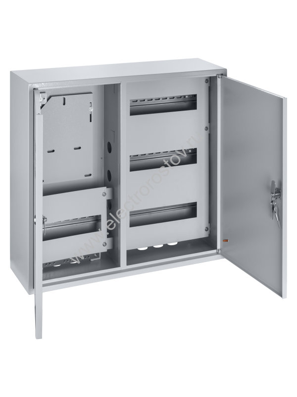 Щит металлический ЩУРН-3/48 (540х600х165) 2-х дв. TDM