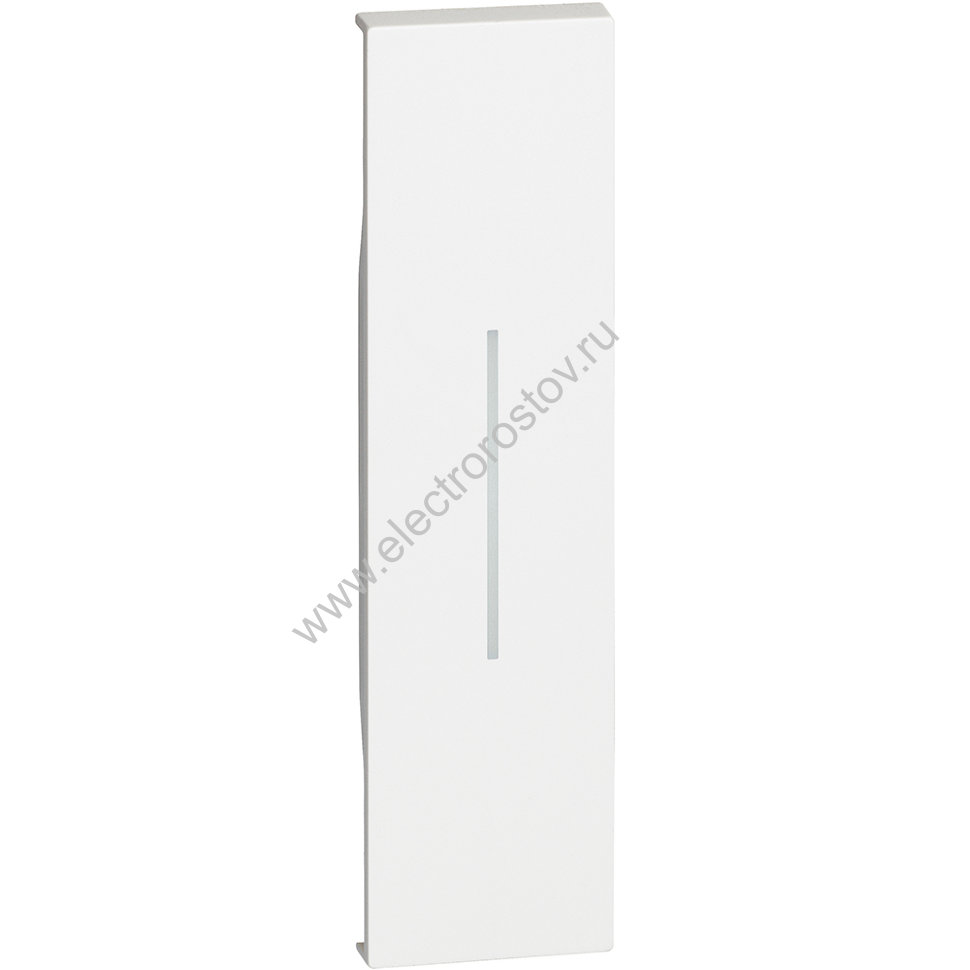 Living now Белый Лицевая панель для выключ и переключ 1 мод Bticino