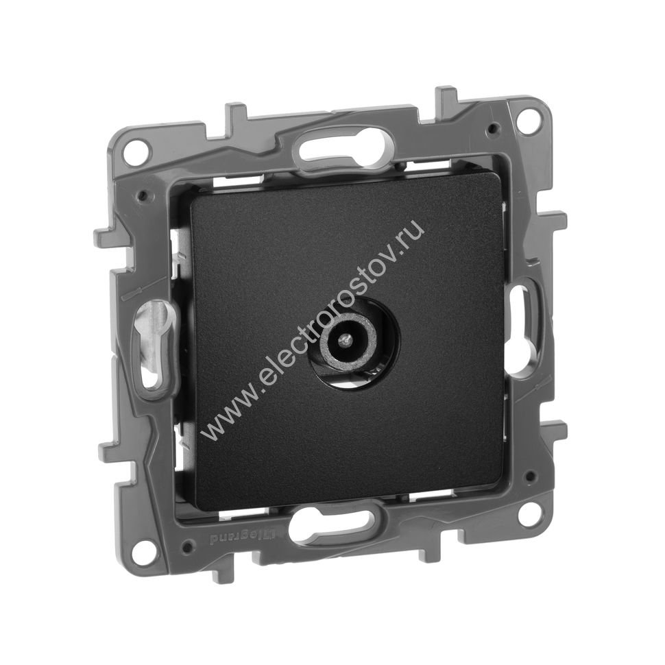 Etika Антрацит Розетка TV оконечная Legrand