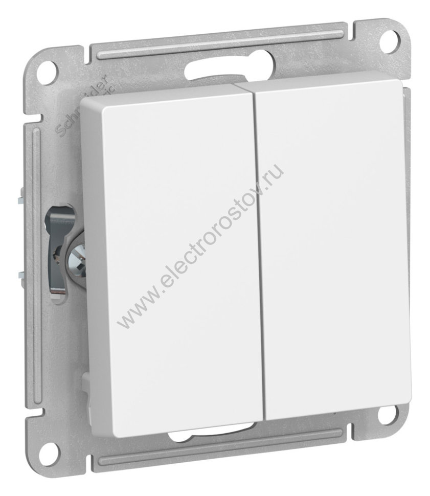 AtlasDesign Лотос Переключатель 2-клавишный Schneider Electric