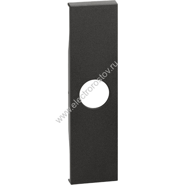 BT Living now Черный Лицевая панель для TV розеток и каб выводов с 1 отверстием 1 мод