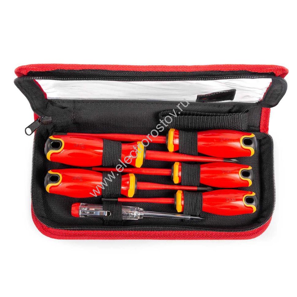 КВТ Набор диэлектрических отверток НИО-2206 серия СЛИМ