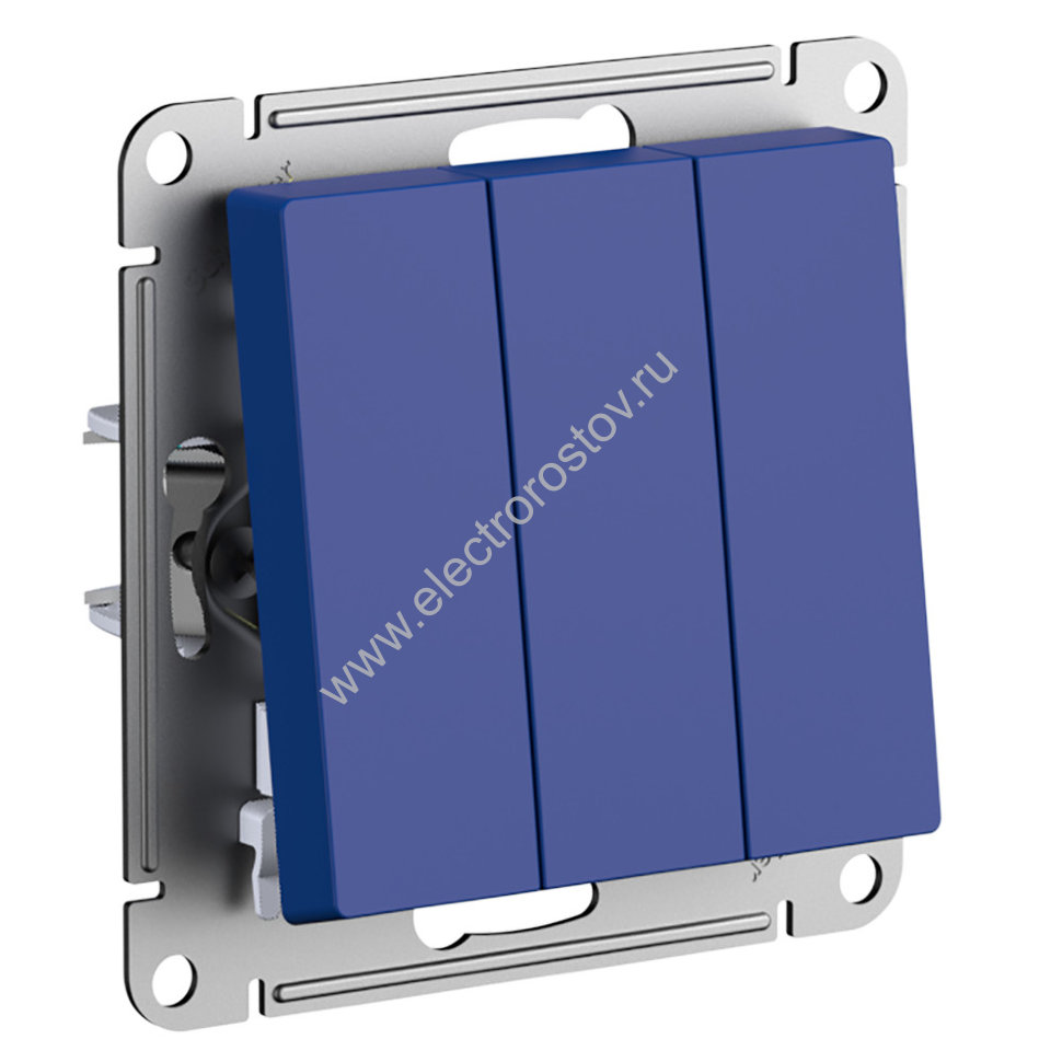 AtlasDesign Аквамарин Выключатель 3-клавишный Schneider Electric