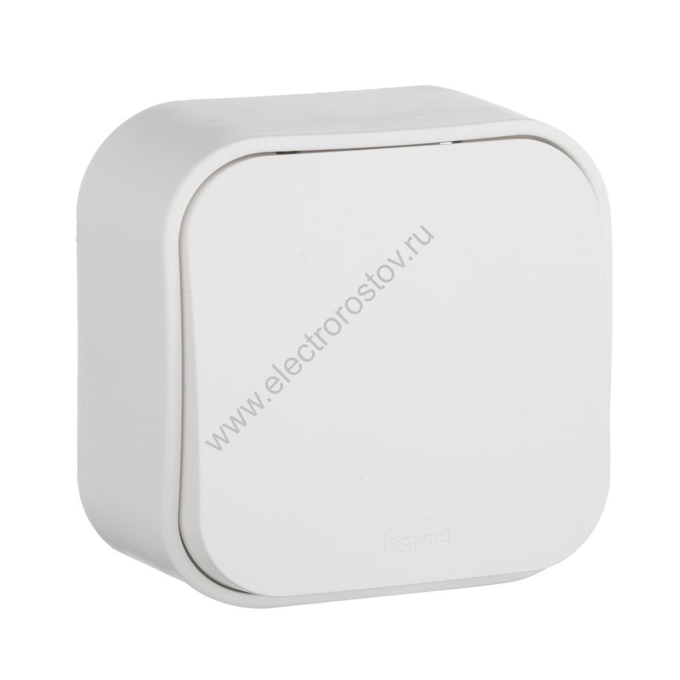Quteo Белый Выключатель 1-клавишный Legrand