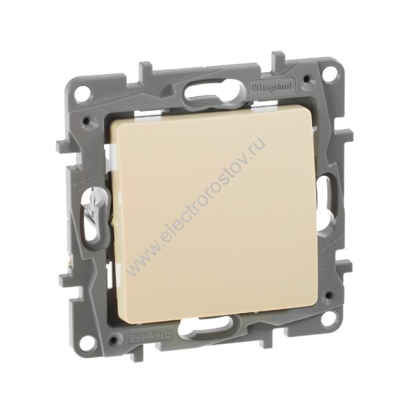 Etika Слоновая кость Выключатель 1-клавишный Legrand