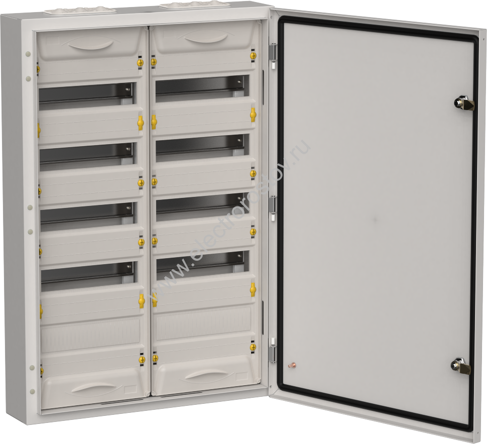 TITAN 5 Корпус мет. ЩРн-120 (2х60) 835х570х140 IP54 сер IEK