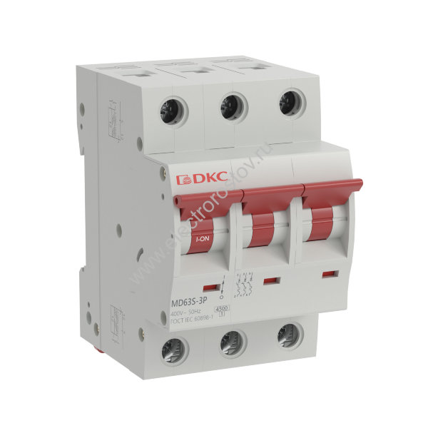 MD63S Автоматический выключатель 3P C20 4,5кА YON DKC