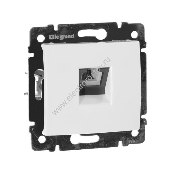Valena Белый Розетка ТЛФ 1-ая Legrand